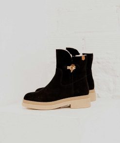 Mujer POPA BRAND Botines | Botin Juana Serraje Negro