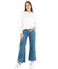 Mujer POPA BRAND Textil | Sudadera Dona Color Blanco Letras