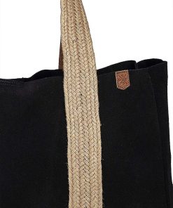 Mujer POPA BRAND Bolsos | Bolso Lillian Serraje Negro