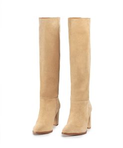 Mujer POPA BRAND Botas | Bota Julieta Serraje Arena