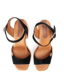 Mujer POPA BRAND Cunas | Cuna Tacon Marsella Serraje Negro