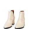 Mujer POPA BRAND Botines | Botin Elia Laminado Beige