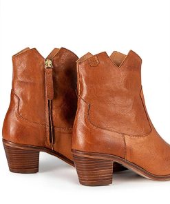 Mujer POPA BRAND Botines | Botin Milan Piel Cuero