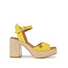 Mujer POPA BRAND Cunas | Cuna Tacon Marsella Serraje Amarillo