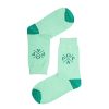 Mujer POPA BRAND Textil | Calcetines Janet Liso Verde