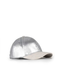 Mujer POPA BRAND Gorras | Gorra Popa Nylon Plata