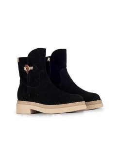 Mujer POPA BRAND Botines | Botin Juana Serraje Negro