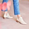 Mujer POPA BRAND Botines | Botin Cristina Picado Arena Boreal