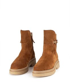 Mujer POPA BRAND Botines | Botin Juana Serraje Muscade