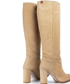 Mujer POPA BRAND Botas | Bota Julieta Serraje Arena