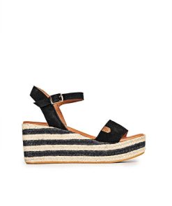 Mujer POPA BRAND Cunas | Cuna Baja Camerun Serraje Negro