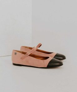 Mujer POPA BRAND Bailarinas | Bailarina Doris Terciopelo Rosa