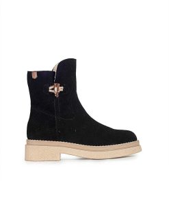 Mujer POPA BRAND Botines | Botin Juana Serraje Negro