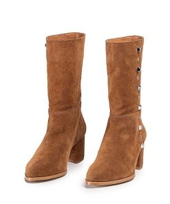 Mujer POPA BRAND Botas | Bota Thais Adornos Muscade