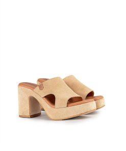 Mujer POPA BRAND Cunas | Cuna Tacon Padawan Serraje Beige