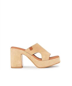 Mujer POPA BRAND Cunas | Cuna Tacon Padawan Serraje Beige