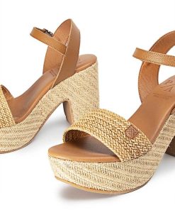 Mujer POPA BRAND Cunas | Cuna Tacon Natadola Trenza Cuero