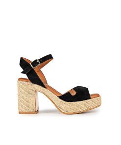 Mujer POPA BRAND Cunas | Cuna Tacon Marsella Serraje Negro