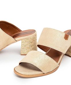 Mujer POPA BRAND Sandalias | Sandalia Tacon Chame Boreal Arena