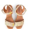 Mujer POPA BRAND Cunas | Cuna Tacon Beliche Bordado Natural
