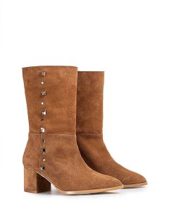 Mujer POPA BRAND Botas | Bota Thais Adornos Muscade