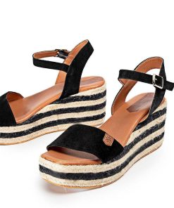 Mujer POPA BRAND Cunas | Cuna Baja Camerun Serraje Negro