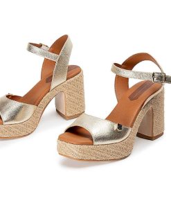 Mujer POPA BRAND Cunas | Cuna Tacon Marsella Laminado Platino