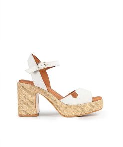 Mujer POPA BRAND Cunas | Cuna Tacon Marsella Serraje Blanco