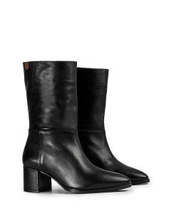 Mujer POPA BRAND Botas | Bota Thais Piel Negro